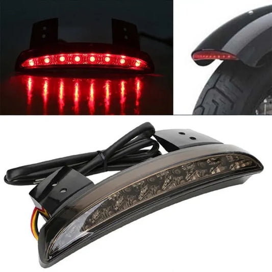 Motorcycle Mount XL883 1200 LED Tail Light Rear Black - Image 5