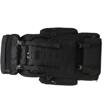 80L Military Tactical Backpack Waterproof Fishing Bag Multifunctional Bag for Adults Outdoor Sports Climbing Camping Black - Image 4