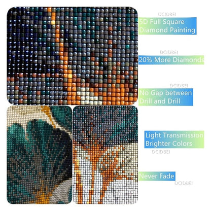(40x30cm) Square Diamond Painting 5D DIY Square Diamond Painting - Image 3