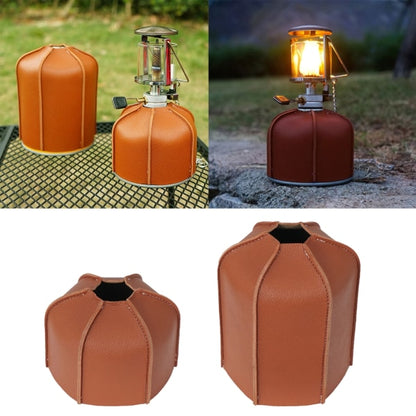 Gas Tank Protector Cylinder PU Leather Gas Tank Protective Case Propane Gas Cylinder Protection Gas Fuel Tanks Gas Tank Protection 450g - Image 2