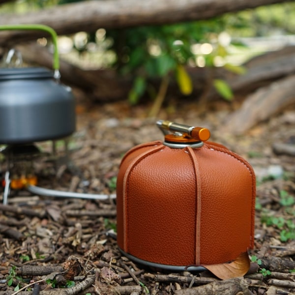 Gas Tank Protector Cylinder PU Leather Gas Tank Protective Case Propane Gas Cylinder Protection Gas Fuel Tanks Gas Tank Protection 450g - Image 4