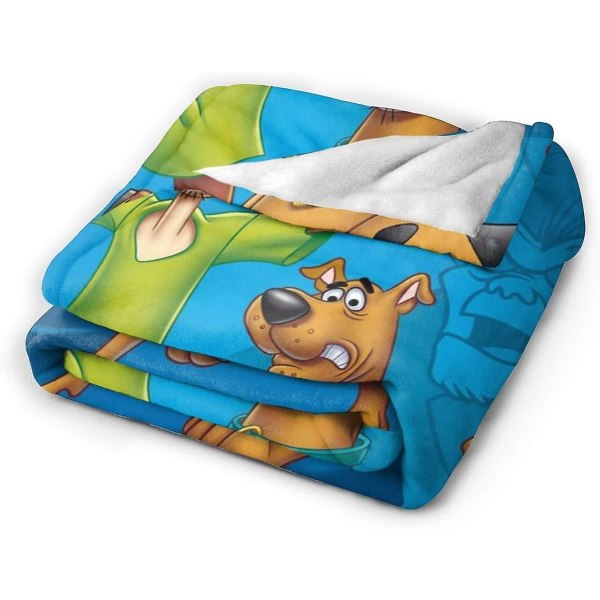 S-coo-by-doo Soft Fleece Blankets for Sofa, Bed, Couch Luxurious Warm Blanket for All Seasons for Teens -x187 50x40in 125x100cm - Image 2