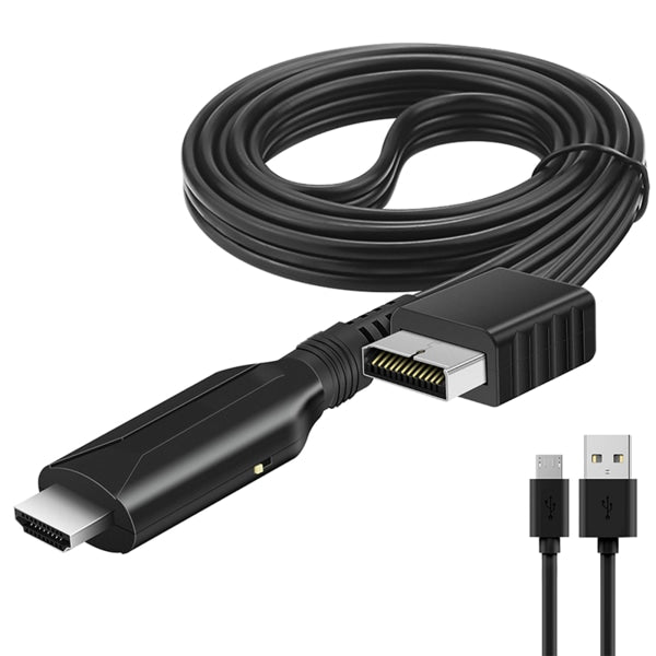 For PS1/for PS2 to HDMI Compatible Adapter Converter Up to 1080P Output Support PS1/for PS2 (480i/480p/576i)