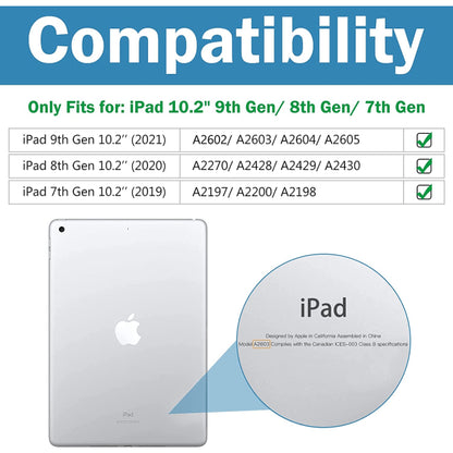 ProCase iPad 10.2 Case iPad 9th generation, Hard Shell Blue - Image 2