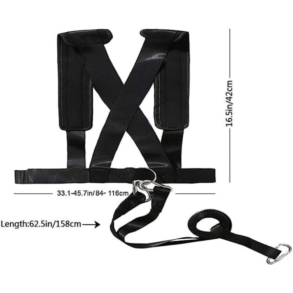 Sled Harness Tire Pull Harness Fitness Resistance Training Workout - Image 3