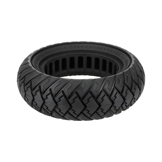 10-inch 10*3 off-road solid tire 255×80 non-slip explosion-proof tire 80/65-6 airless honeycomb tire Black Tire only