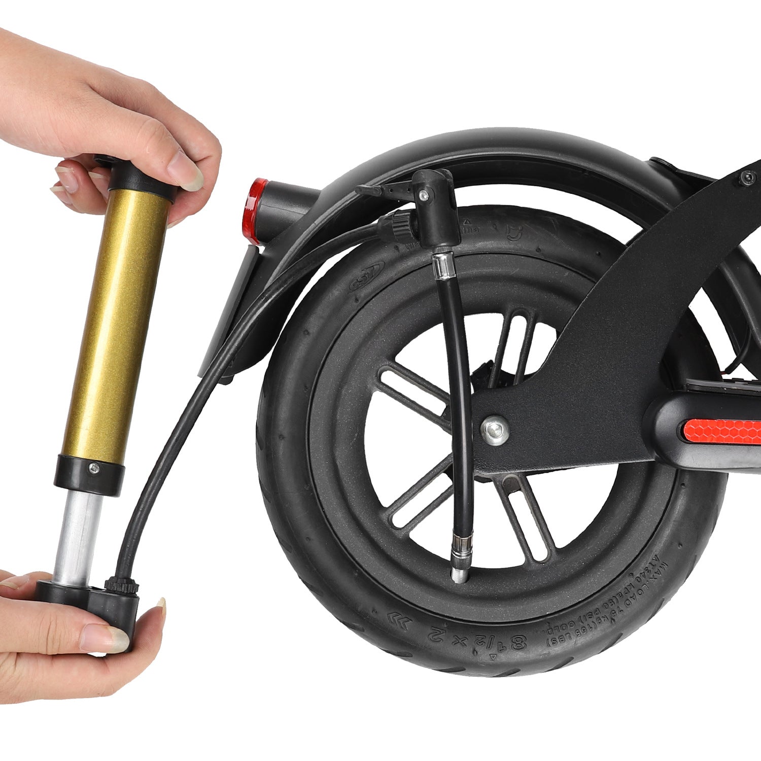 For Xiaomi scooter inflatable extension cord original model inflatable extension valve M365 Pro Pro2 1S extension tube Black - Image 5