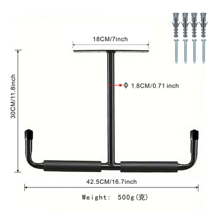Heavy Duty Steel Storage Hook for Ceiling Rack Compatible with Hanging Bikes Tools Snowboard Fishing Rods White Storage System - Image 2