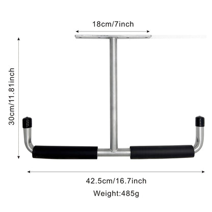 Heavy Duty Steel Storage Hook for Ceiling Rack Compatible with Hanging Bikes Tools Snowboard Fishing Rods White Storage System - Image 7