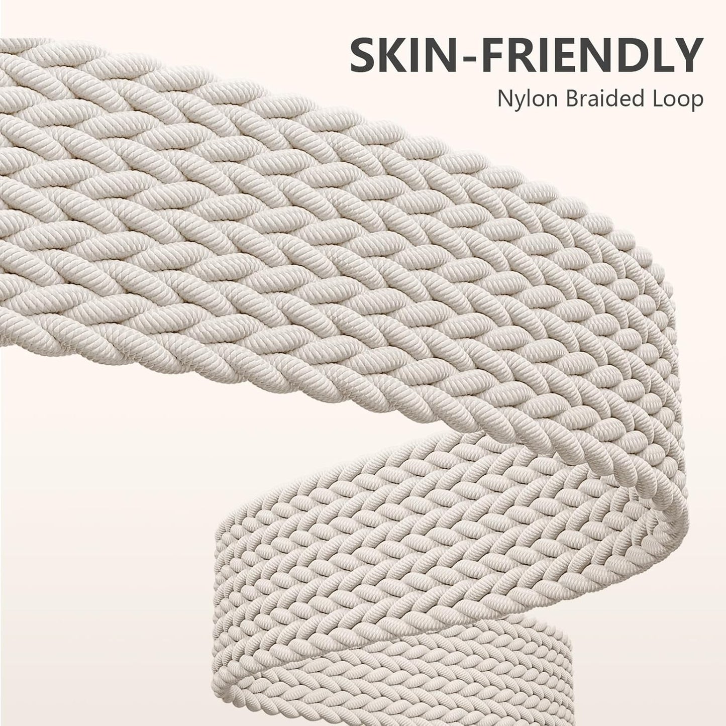 Fitbit Versa Strap Compatible with Sense Sense 2 Elastic Braided Nylon Sport Band - Image 3