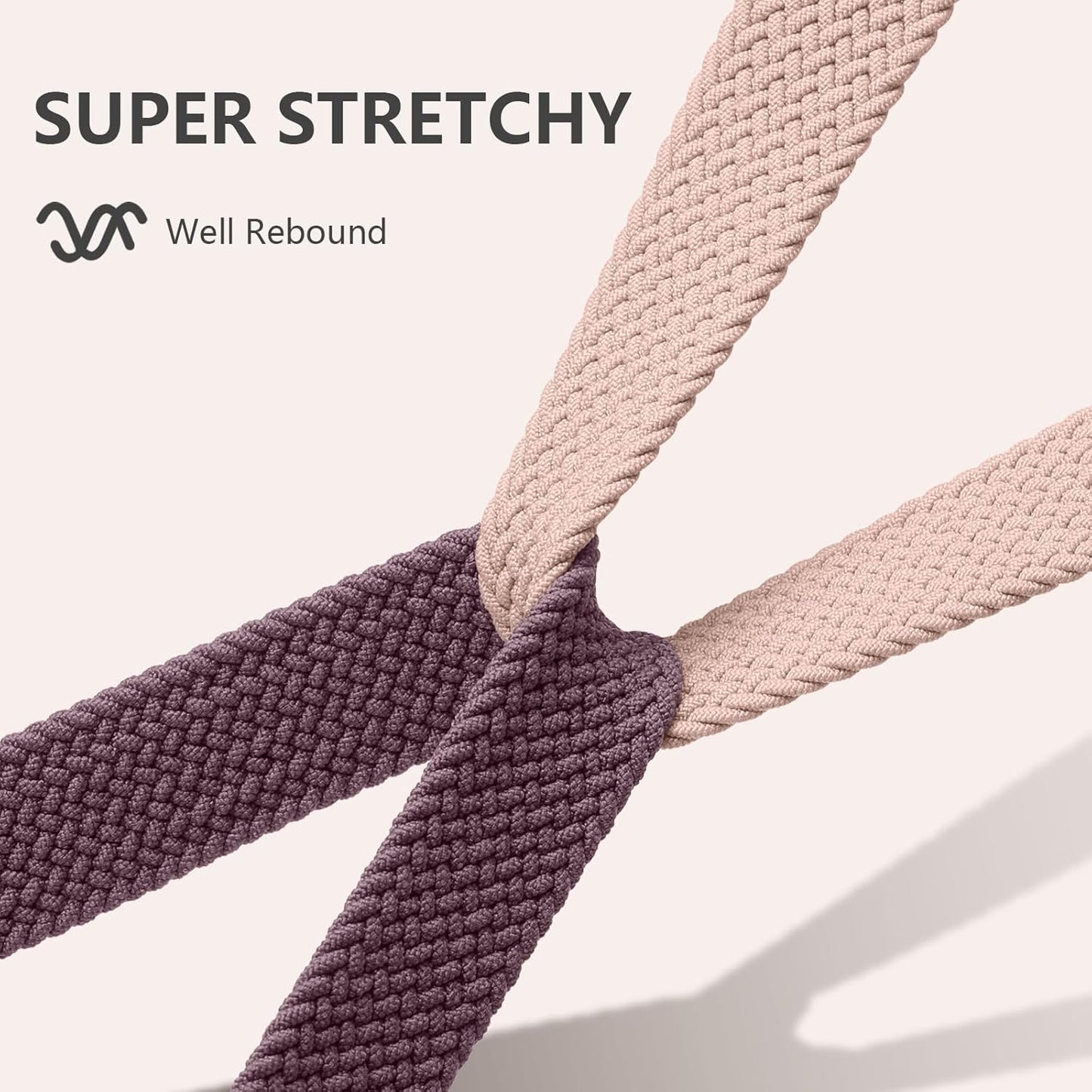 Fitbit Versa Strap Compatible with Sense Sense 2 Elastic Braided Nylon Sport Band - Image 4