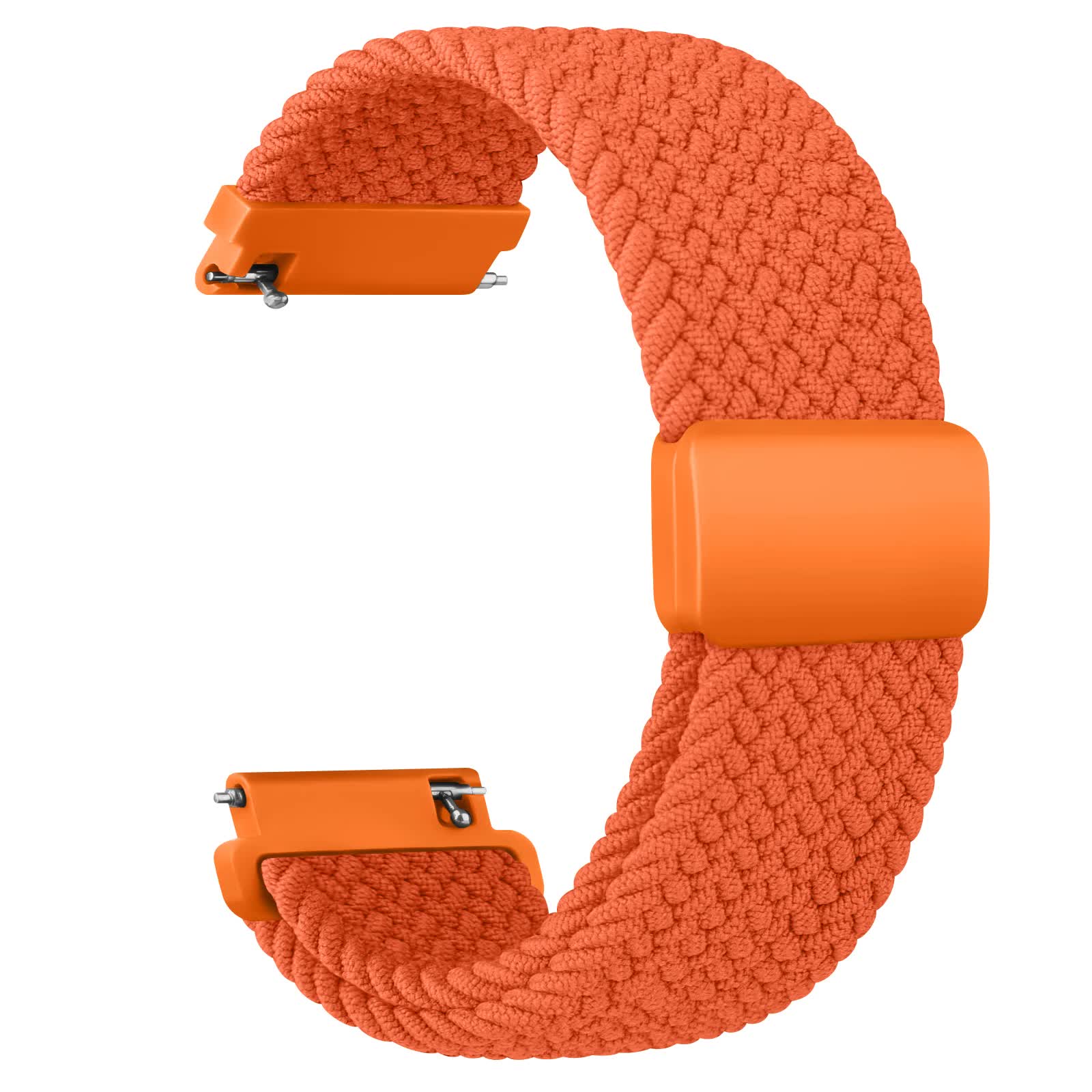 20mm Braided Sololoop for Garmin Vivoactive 5/3/3 Music Band Wristband for Garmin VivoMove3/Trend/Sport Venu SQ/SQ2/2plus Strap Rose Pink 20mm - Image 7