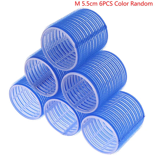 Self-Adhesive Hair Rollers 6pcs DIY Magic Hair Styling