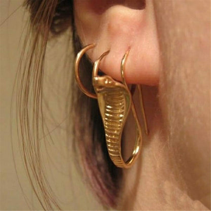 Vintage Cobra Dangle Earrings Personalized Animal Snake Hook Earrings for Women Punk Gothic Ear Jewelry - Image 2