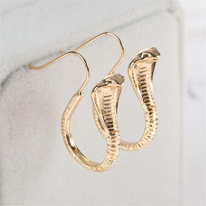 Vintage Cobra Dangle Earrings Personalized Animal Snake Hook Earrings for Women Punk Gothic Ear Jewelry - Image 4