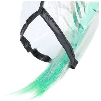 HZFLY 2 Pcs Easy Hair Washing Funnel & Apron for Upright Position Washing - Clear Hair Dye Cape for Home or Salon Use - Elderly, Handicapped, Disabled Clients - Image 3