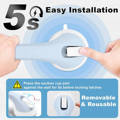 Shower Foot Rest for Wall, Shower Pedicure Foot Stool for Shaving Legs Bathroom Stool with Powerful Suction Cups Foot Stand for Inside Shower Suitable for Small Shower Spaces - Image 4