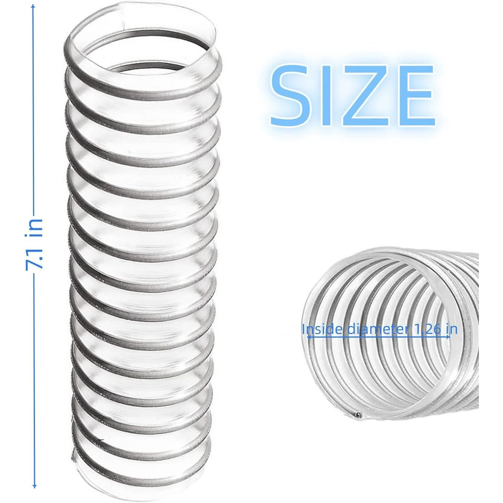 1 Pcs Lower Hose suitable for Shark Rotator NV752 NV751 NV340 NV400 NV501 NV502 NV552 NV650 UV795 Vacuum Cleaner, 1-1/2" Lower Duct Hose Replacement - Image 2
