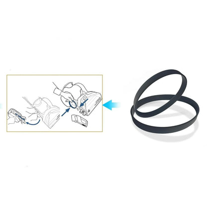 Replacement Belt Suitable for Bissell ProHeat 2X Revolution Pet Pro Carpet Cleaner 1986, 1964, 2007, 2007P Series, Replace Parts 1611129, 1611130 & 1606428(3 Different Types of Belts) - Image 3