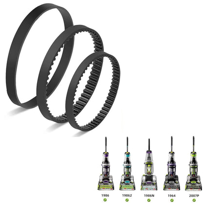 Replacement Belt Suitable for Bissell ProHeat 2X Revolution Pet Pro Carpet Cleaner 1986, 1964, 2007, 2007P Series, Replace Parts 1611129, 1611130 & 1606428(3 Different Types of Belts) - Image 4
