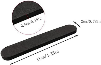 12pcs Hat Size Tape Hat Size Reducer Inserts Liner Foam Reducing Sizing Tape Sizer Self Adhesive for Hats Caps Make Smaller Sweatband Black - Image 2