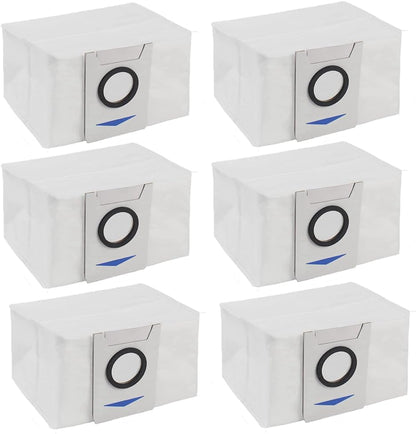 Dust Bags Spare Part for Ecovacs Deebot X1 X1 Plus T10 T10 Plus Robot Vacuum Cleaner Replacement Dust Garbage Bag Accessories (6 Pcs)