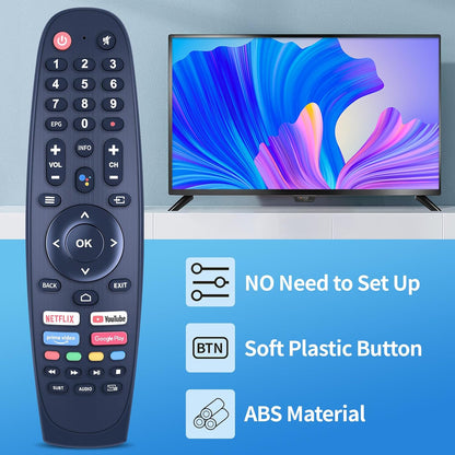 EC32V2HA EC40V2FA Replacement Remote for SANSUI, BLAUPUNKT, Caixun, ARRQW TVs - No Voice Function - Image 3