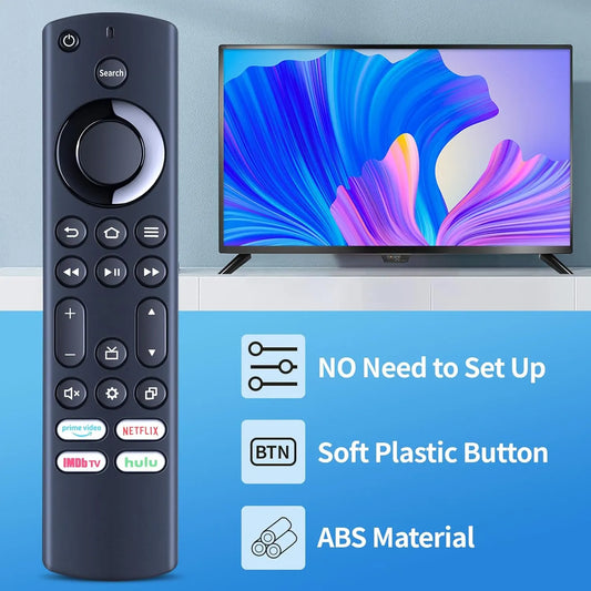 Replacement IR TV Remote Control for Insignia/Toshiba AMZ Smart TVs，Replace for NS-RCFNA-21 CT-RC1US-21 Remote - Image 3