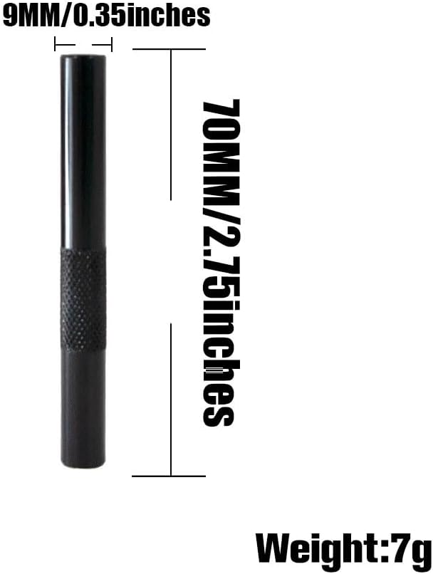 Portable Mini Straw Dispenser - Reusable Small Metal Straw Tube Drinking Set for Kitchen Outdoor Camping Travel Silver 2.24 - Image 2
