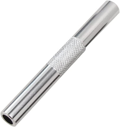 Portable Mini Straw Dispenser - Reusable Small Metal Straw Tube Drinking Set for Kitchen Outdoor Camping Travel Silver 2.24 - Image 3