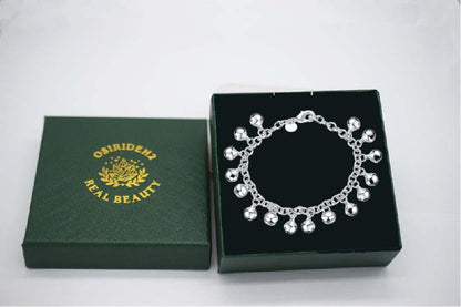 OSIRIDEH2 Bell Bracelet 925 Sterling Silver Bells Sounds Bead Chain Bracelet for Women Wedding Engagement Party Jewelry Jingling Bracelets bracelet - Image 2