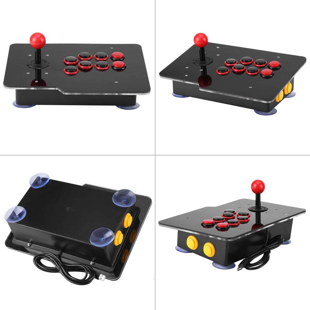 8-Way Arcade Game Joystick, USB Controller, Zero Delay Arcade Stick Buttons for Sports, Racing, Fighting Games - Image 4