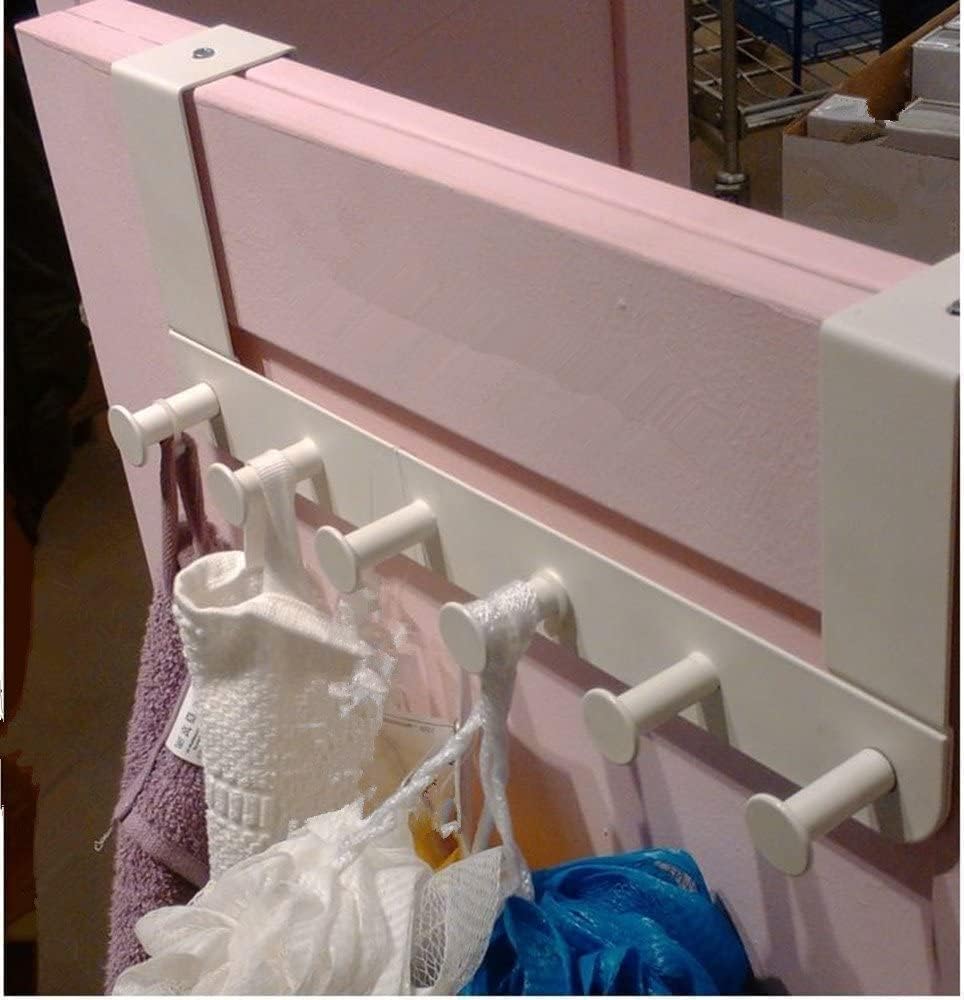 Enudden Over Door Hanger Hooks White Metal Robe Towel Belts - Image 4