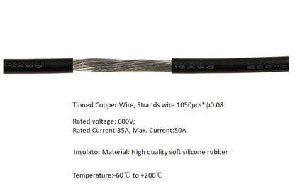 Solar Panel Connectors 10AWG Compatible with MC-4 Solar Connecter to SAE Adapter PV Extension Cable Wire for RV Caravan Solar Panels Battery Charger kit with Two SAE to SAE Polarity Reverse Adapters - Image 4