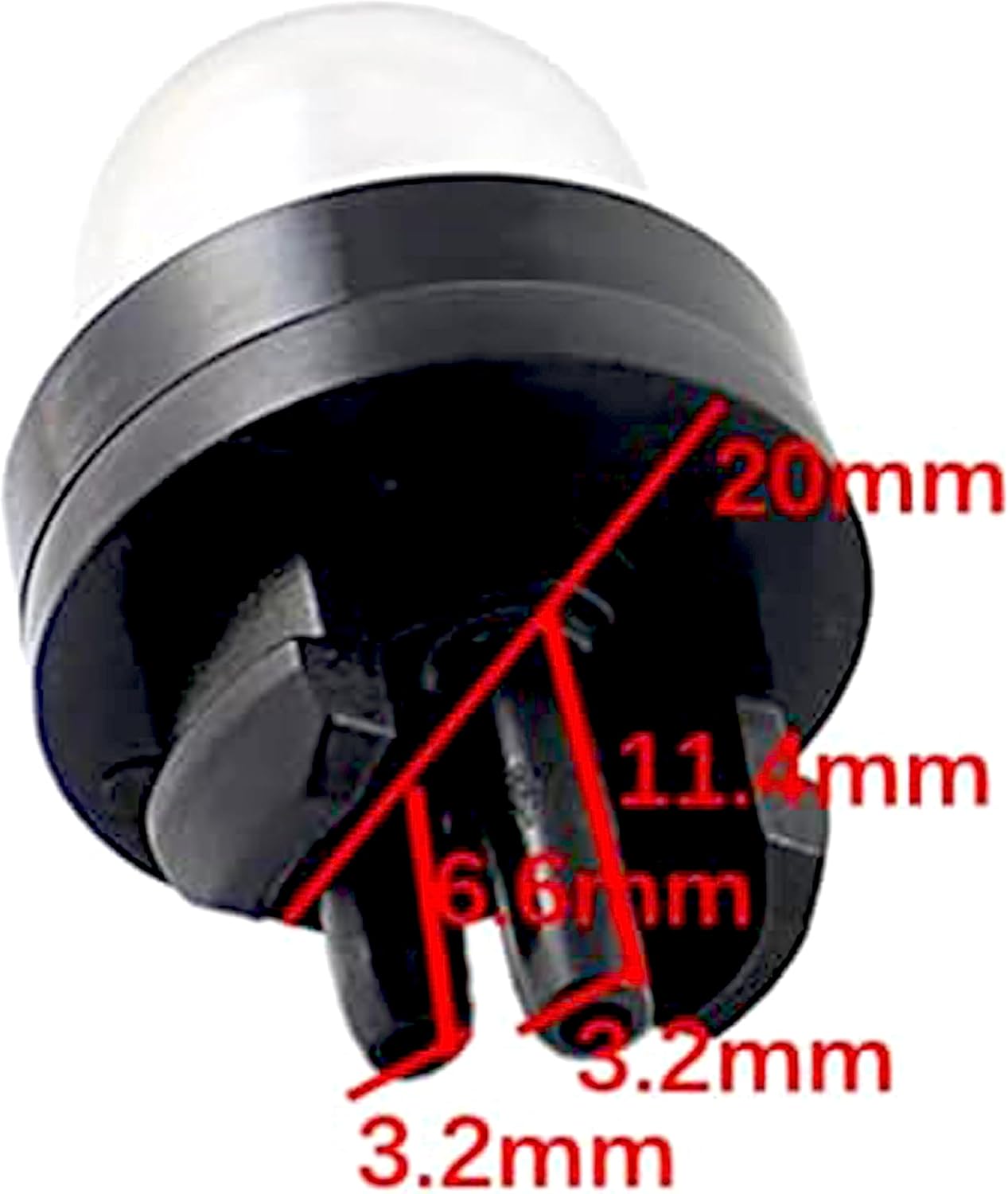 5 Pack 503936601 530047721 Snap in Primer Bulb for McCulloch 3210 3214 3216 3200 3205 Husqvarna Chainsaw 235 236 240 340 345 350 353 440 Poulan Echo R-yobi Homelite Chain Saw Purge Bulb - Image 4