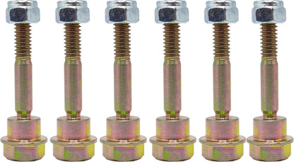 （Pack of 6 ） 580790401 588077502 Replacement Shear Bolts & Nuts Kit for Husqvarna 539976978, 595086601 2 Stage Snow Blowers/Snow Throwers 570XP 575XP 576XP - Image 2