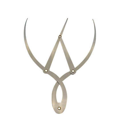 Golden Mean Calipers Golden Ratio Calipers Stainless Steel Eyebrow Ruler 1:1.618 Measure Tool for Tattoo Makeup