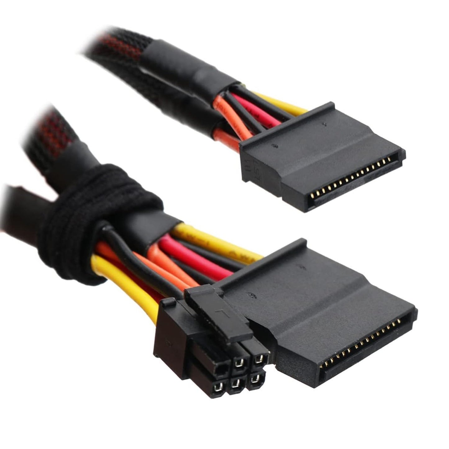 SATA 15 Pin x2 to Mini 6 Pin ATX Cord Compatible with Dell Inspiron 3653 3650 HDD SATA Power Cable 12inch/30cm - Image 2