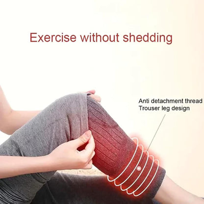 Cashmere Leg Warmer, Winter Warm Knitted Over Knee High Leg Warmer, Warm Thermal Knee Compression Sleeve - Image 4