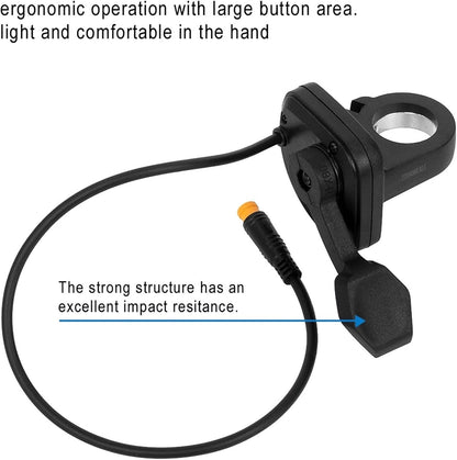 Thumb Throttle Waterproof Controls The Accelerator Compatible with Kaabo Wolf Warrior/King GT Pro Electric Scooter Replacement Accessories, Black - Image 2