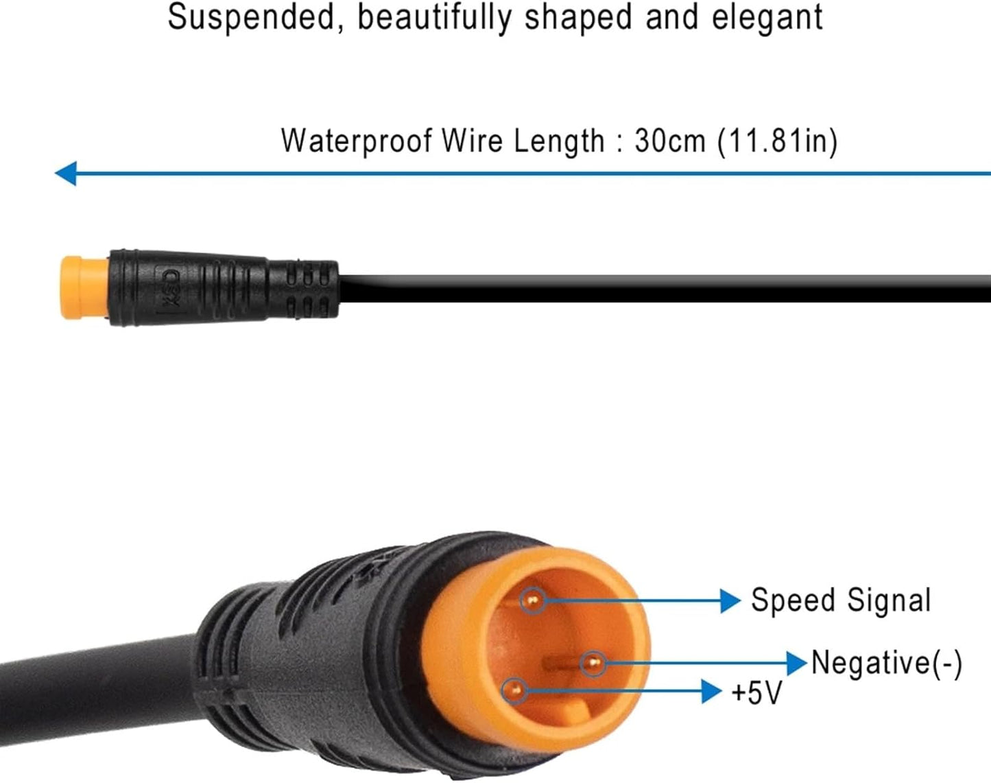 Thumb Throttle Waterproof Controls The Accelerator Compatible with Kaabo Wolf Warrior/King GT Pro Electric Scooter Replacement Accessories, Black - Image 3
