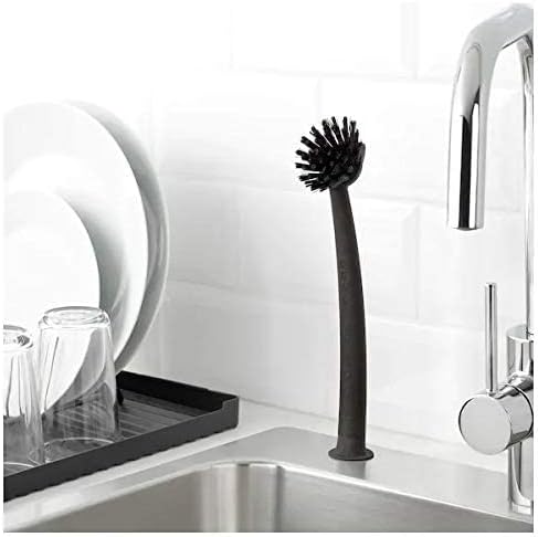 Dish-Washing Brush, Black,Polypropylene Plastic Polyester Synthetic Rubber(Length : 29cm) - Image 2