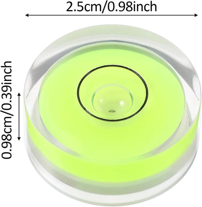 Small Circular Bubble Levels,6Pcs 0.98x0.39inch Levels Measuring Layout Tools Standards for Workshop Camera Tripod Turntable Automount Telescope - Image 4