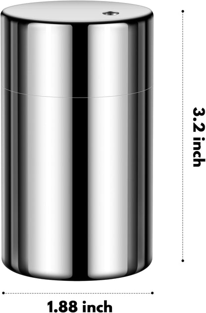 Toothpick Holder Toothpicks 304 Stainless Steel Toothpick Dispenser with 400 Bamboo Toothpicks for Appetizers Craft, Party, Cocktail Picks, Cleaning Teeth (Silver) - Image 2