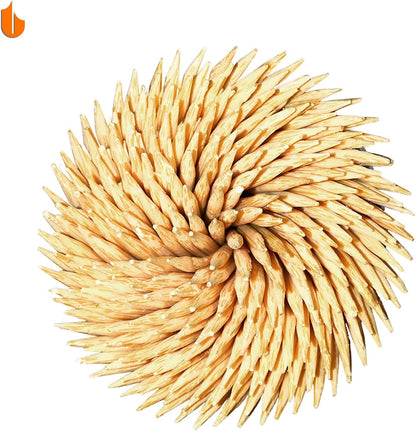 Toothpick Holder Toothpicks 304 Stainless Steel Toothpick Dispenser with 400 Bamboo Toothpicks for Appetizers Craft, Party, Cocktail Picks, Cleaning Teeth (Silver) - Image 3