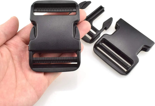 SGH Pro Extra Thick Military Grade Dual Adjustable Quick Side Release Buckles 2' Wide 4 Pack Clips Snaps No Sewing Heavy Duty Replacement for Webbing Boat Cover Backpack Fanny Pack - Image 3
