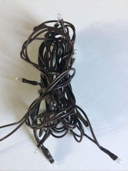 for 20ct Count Teeny Tiny Rice Light Set String Brown Wire Cord Primitive Craft Farm Seasonal Ornaments Home Décor Brown - Image 2