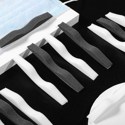 50 Pcs Microfiber Memory Foam Nose Bridge Pads Anti Fog Self Adhesive Protection Nose Cushion Sponge Strip Seal - Image 2