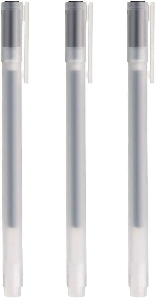 Gel Ink Ball Point Pen, Black, 0.38mm, Pack of 3 (Japan Import) Black - Image 2