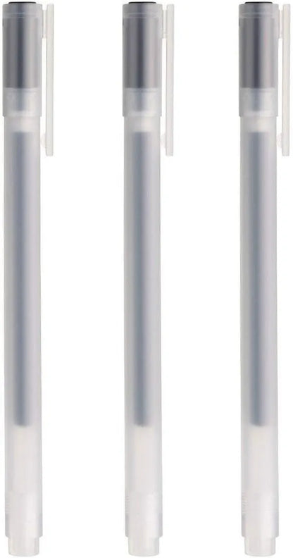 Gel Ink Ball Point Pen, Black, 0.38mm, Pack of 3 (Japan Import) Black - Image 2